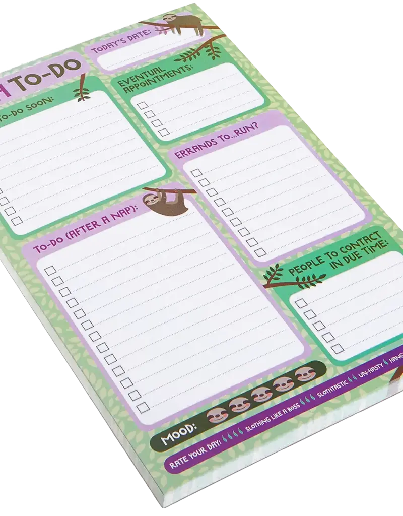 Notepad- Sloth