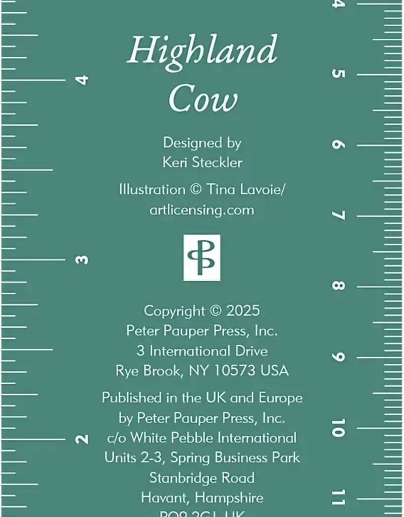 Bookmark - Highland Cow