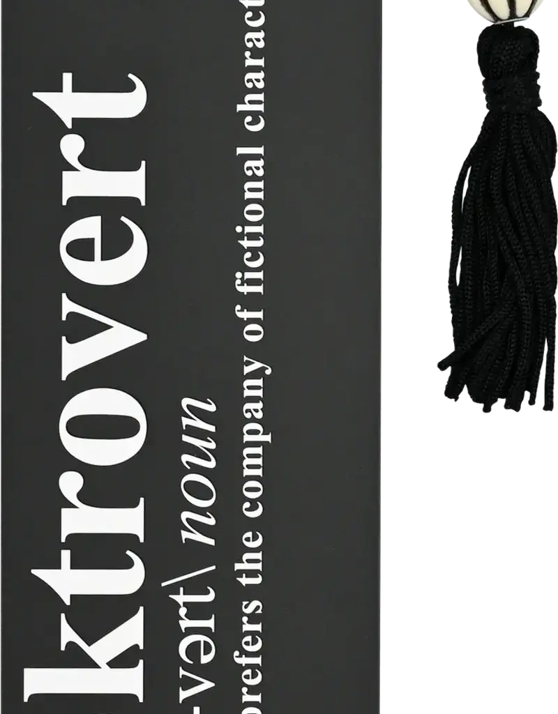 Bookmark- Booktrovert Beaded