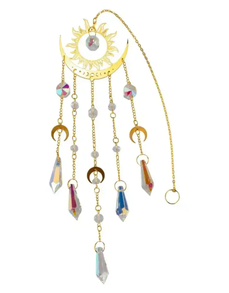 Sun & Moon Sun Catcher - Gold - 15347