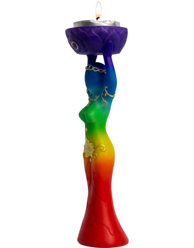Statue - Chakras Goddess T-Light Holder - 32436