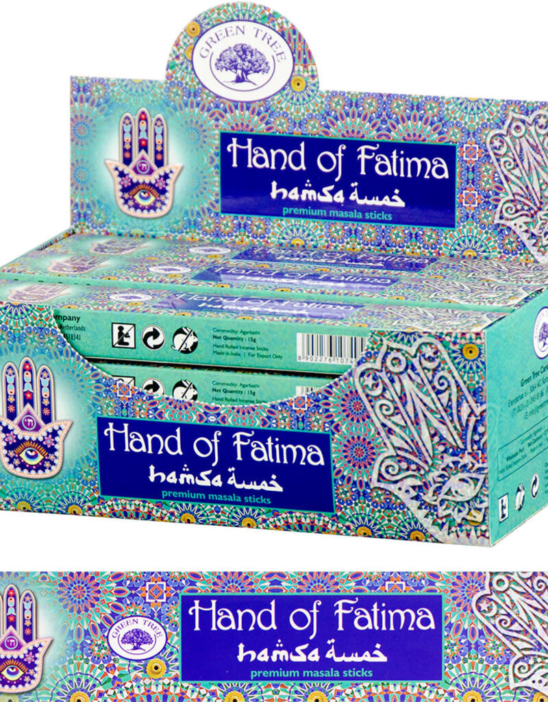 Incense - Green Tree 15 gr - Hand of Fatima - 72649