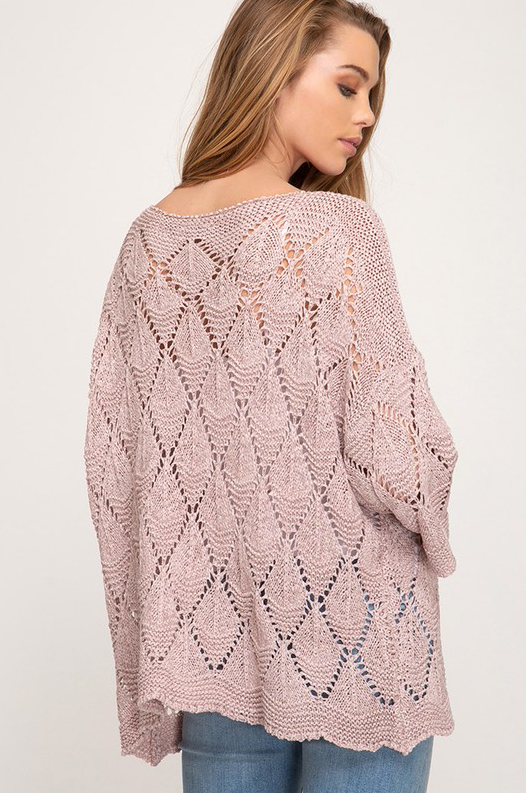 Aria Crocheted Sweater - Style Bar Boutique