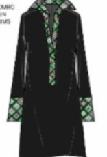 Ivy Dress Black/Green
