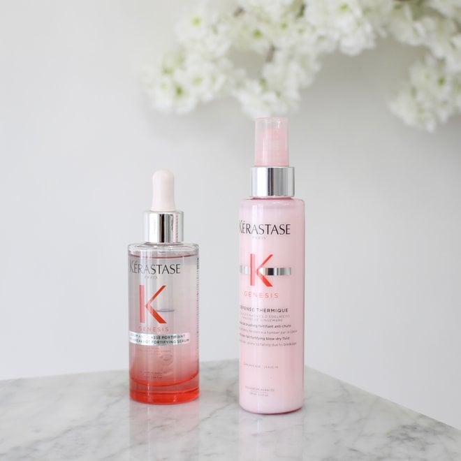 Routine Genesis cheveux affaiblis en recherche de force
