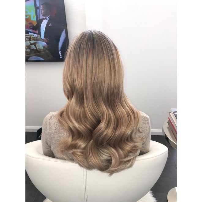 Extensions à clips Blond Balayage Châtain Froid 20"