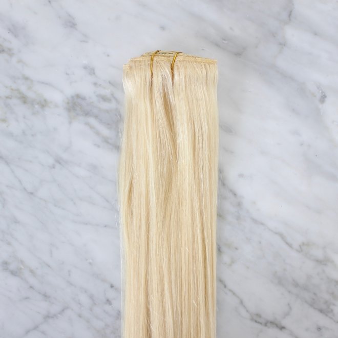 Extensions à clips Blond Platine 20"