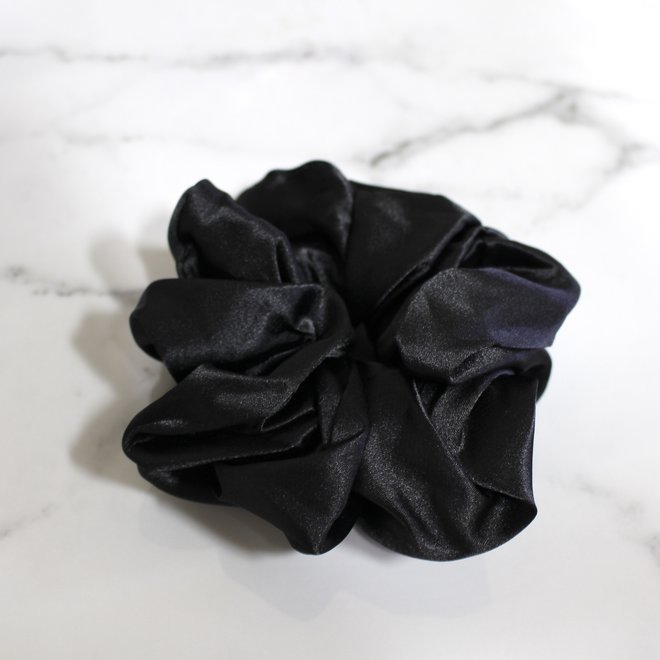Accessoire LP - Chouchou en satin - Noir