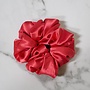 Chouchou en satin - Rouge gloss