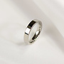 Bague Minimaliste 4mm Magnolia - Argent