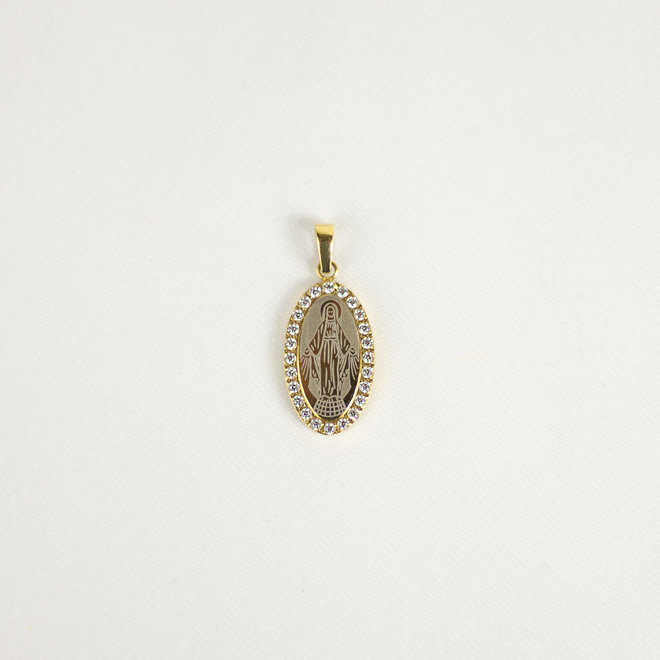 Pendentif zircons Marie - Or