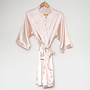 Peignoir en satin - Rose