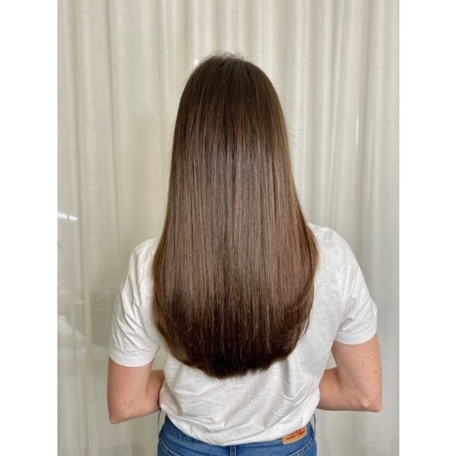 Extensions à micro-anneaux Brun Naturel 20"