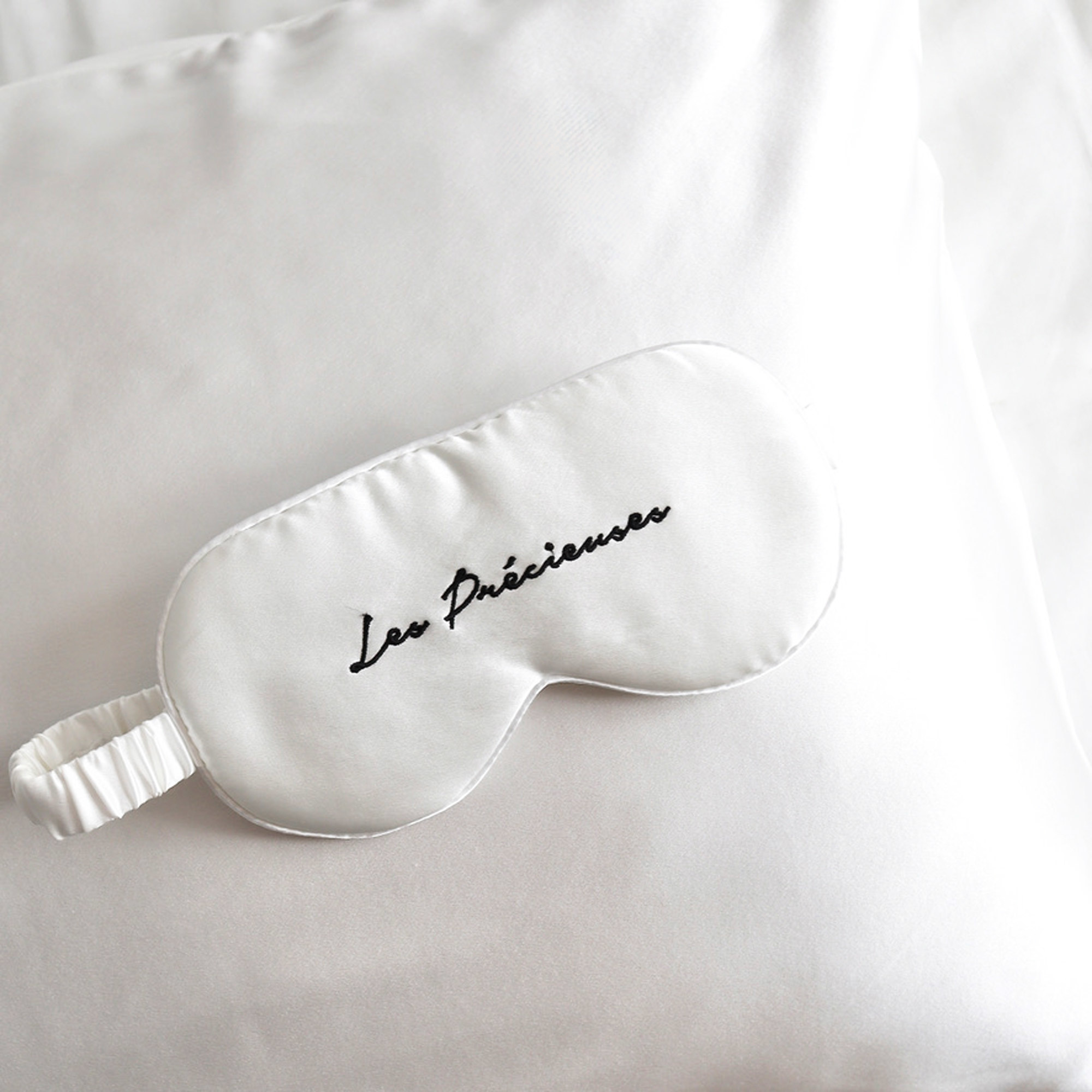 Masque De Sommeil En Soie De Mûrier - Taille Unique Réglable, Rose - Pour Nuit, Voyage, Sieste