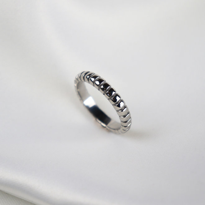 Bague Amalfi 4mm - Argent