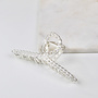 Pince à cheveux en métal Clea chaîne - Argent