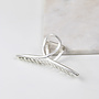 Pince à cheveux en métal Clea - Argent