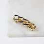 Barrette à cheveux Cuban link - Doré