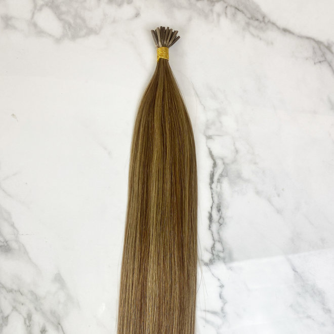 Extensions à micro-anneaux Brun clair méché Brun pâle - 20"