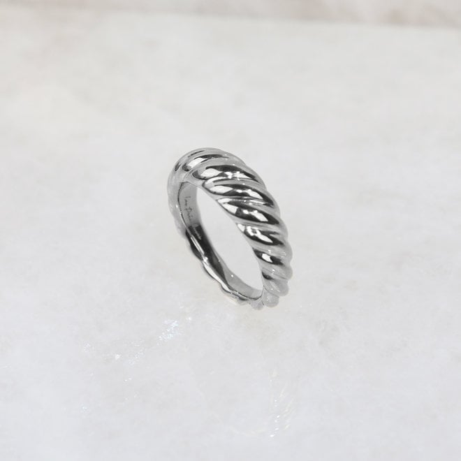 Bague Brioche - Argent