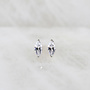 Boucle d'oreilles stud Marquise 8mm