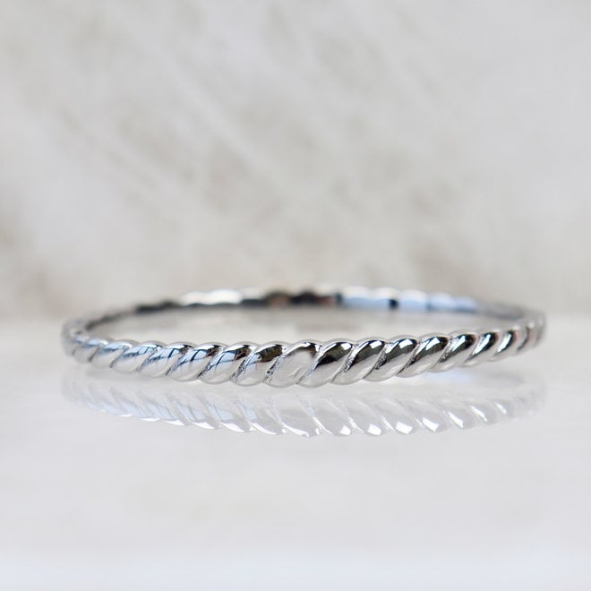 Bracelet Brioche - Argent