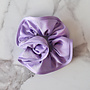 Chouchou en satin Deluxe - Lilas