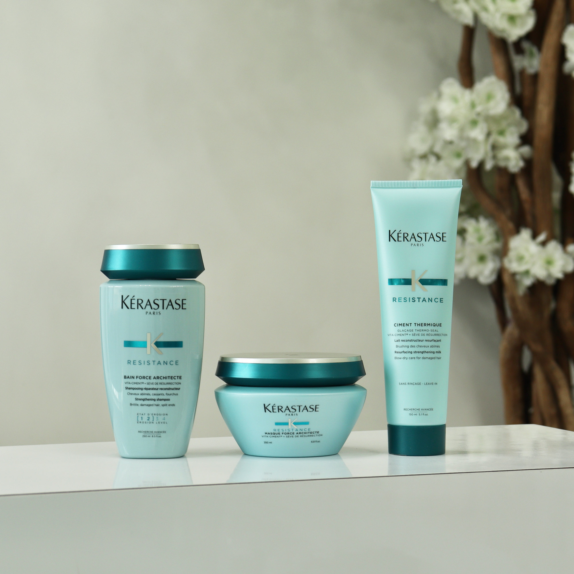 Kérastase Routine architecte réparatrice pour cheveux épais abîmés ...