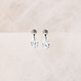 Boucles d'oreilles pendante Marquise - Argent