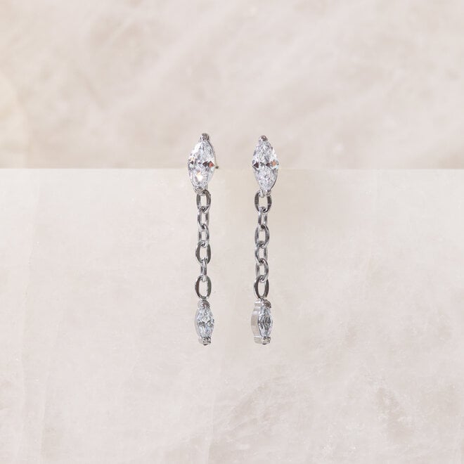 Boucle d'oreilles Vigo  - Argent