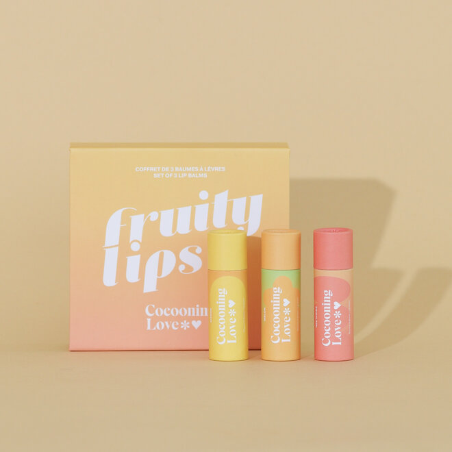 Coffret Baumes à lèvres Fruity Lips