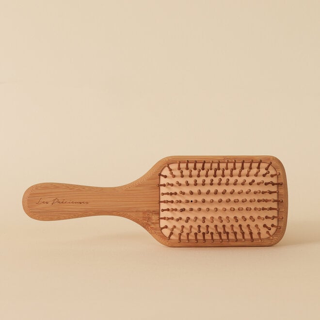 Brosse à cheveux en bambou