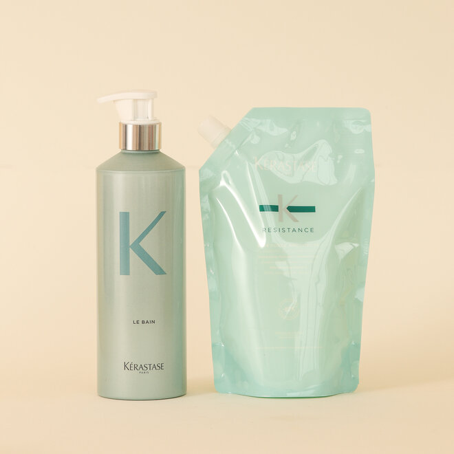 Pochette de recharge Bain Force Architecte avec Bouteille Aluminium - 500ml