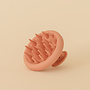 Brosse capillaire pour cuir chevelu en silicone - Blush