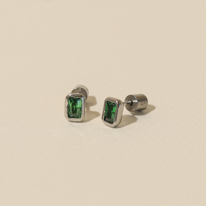 Boucles d'oreilles Stud Grenada - Argent