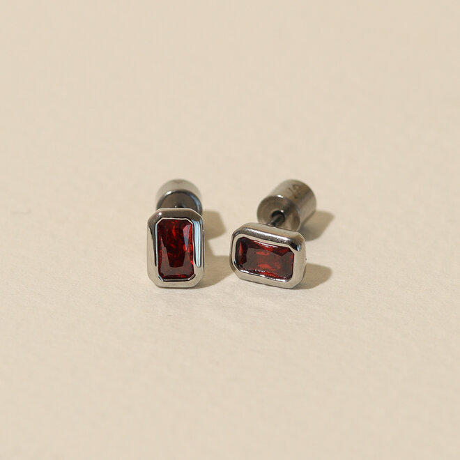 Boucles d'oreilles Stud Grenada - Argent