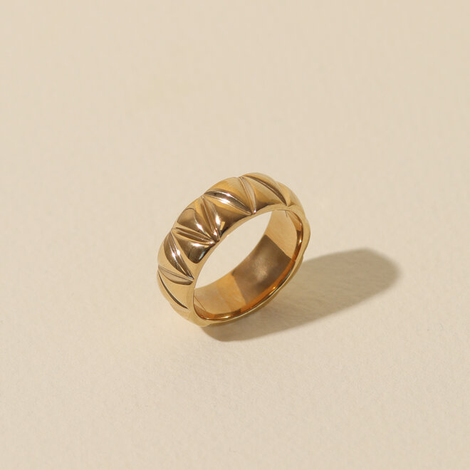 Bague Melbourne 8mm - Or