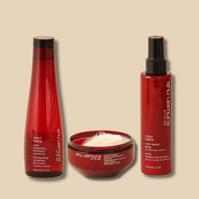 Routine Color lustre - Cheveux colorés moyens à épais