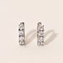 Boucles d'oreilles huggies Comares - Argent