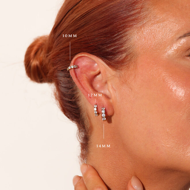 Boucles d'oreilles huggies Comares - Or