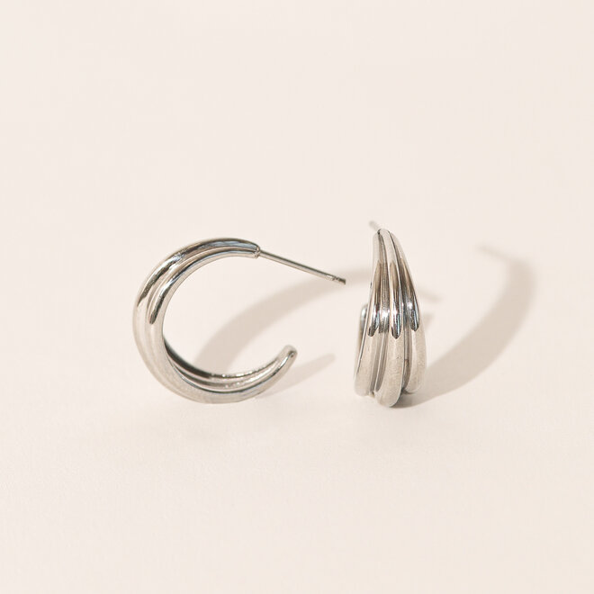 Boucles d'oreilles Palamos - Argent