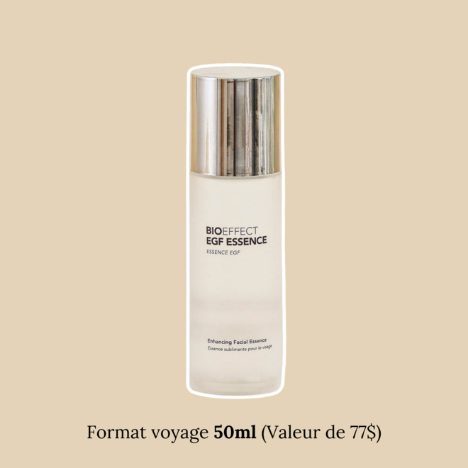 CADEAU: Essence EGF 50ml de Bioeffect (valeur de 77$)