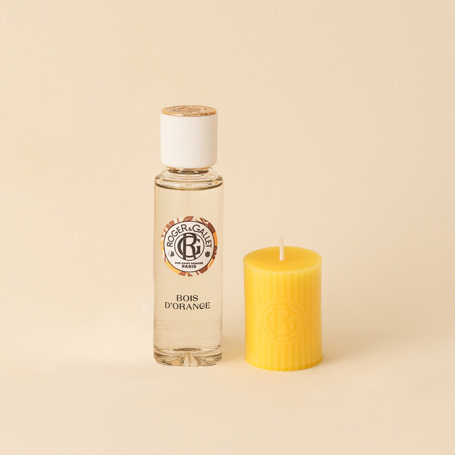 Coffret parfum & chandelle - Bois d'orange