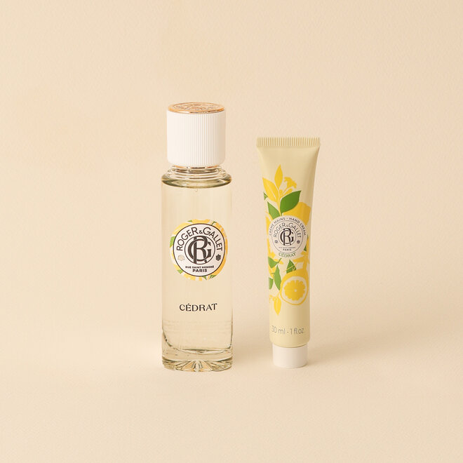 Coffret parfum & crème à mains - Cédrat