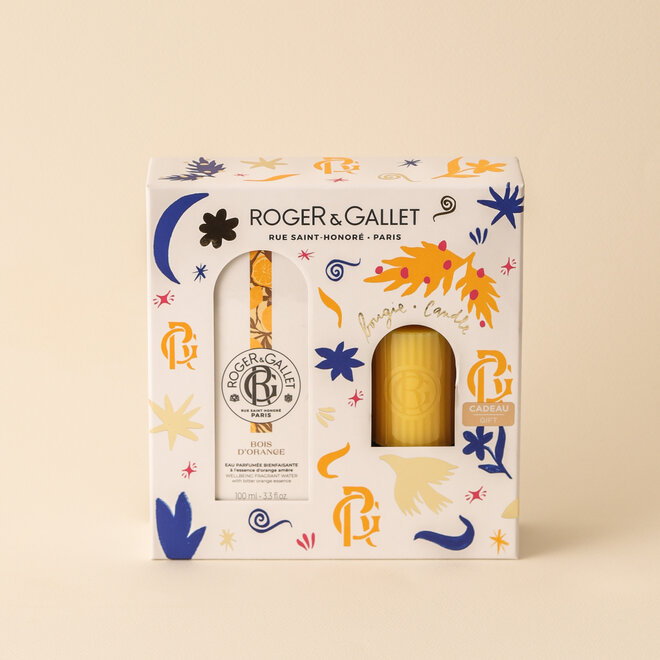 Coffret parfum & chandelle - Bois d'orange