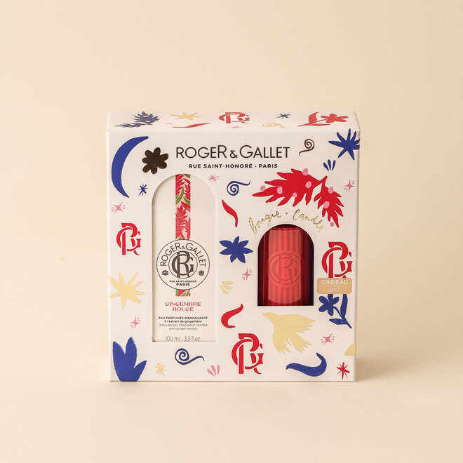 Coffret parfum & chandelle - Gingembre rouge