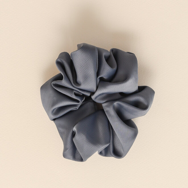 Chouchou texturé - Bleu indigo