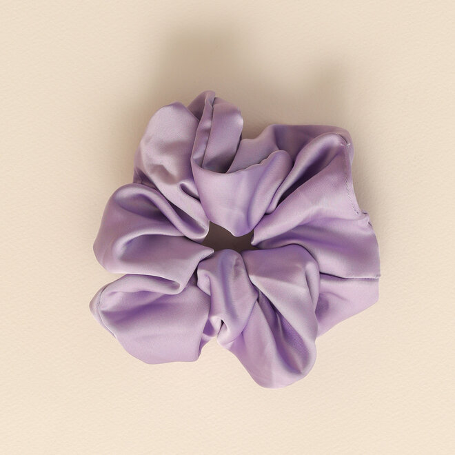 Chouchou satiné - Violet