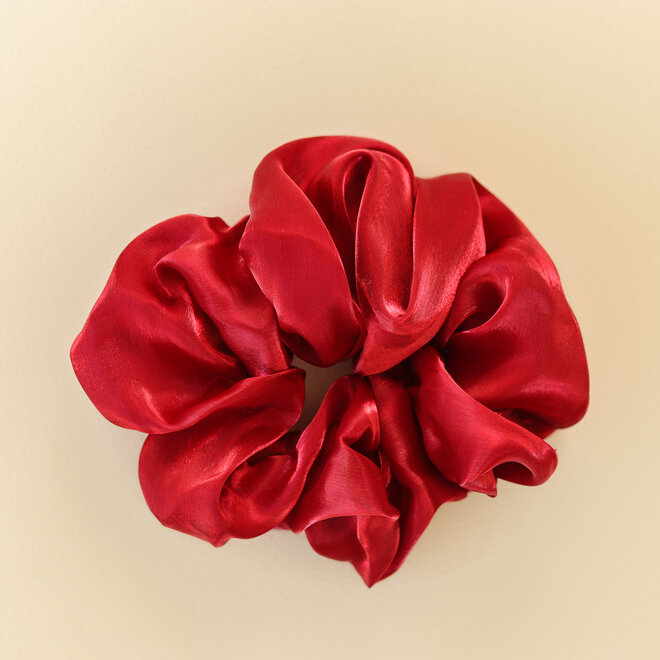 Chouchou en organza - Rubis