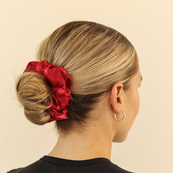 Chouchou en organza - Rubis